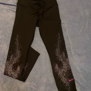 nike leggings with drawstring